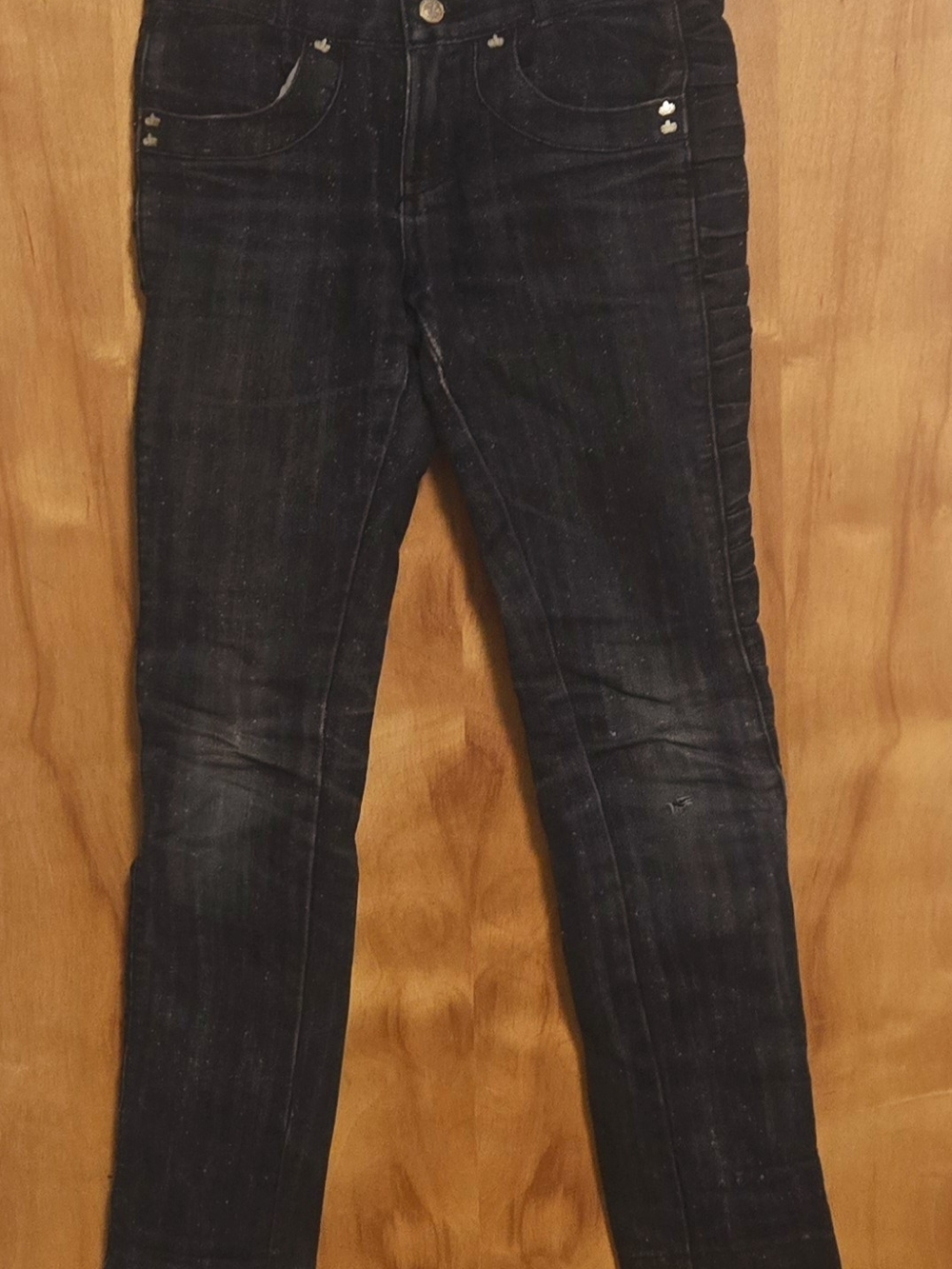 JEWEL SPARKLY DARK BLUE GIRL FASHION JEANS